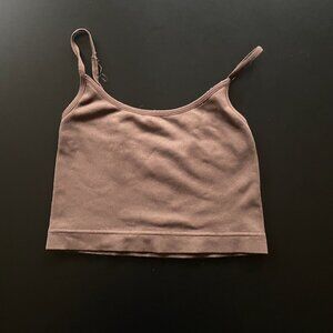 Brown tank top